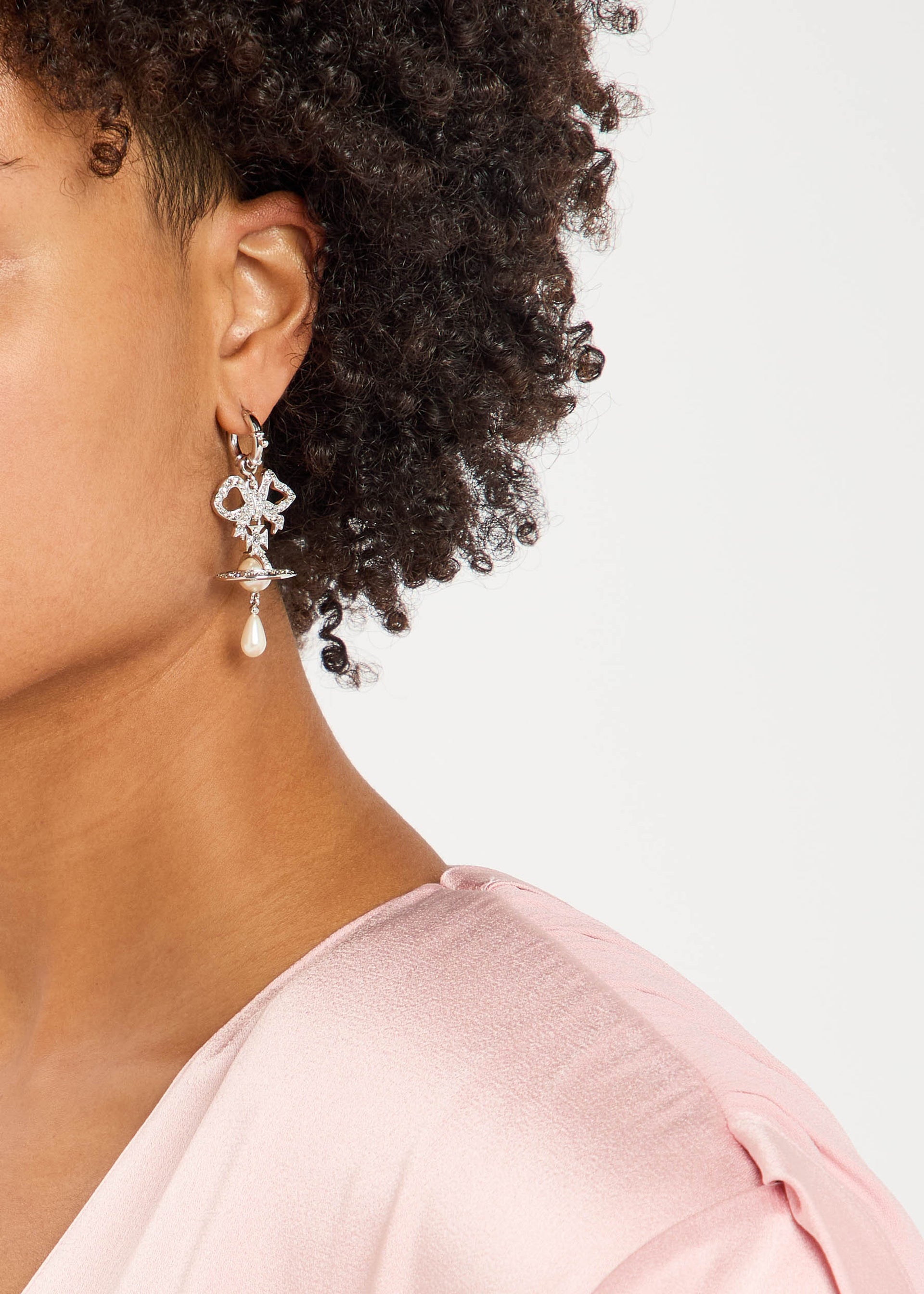 Rigoberta pavé drop earrings