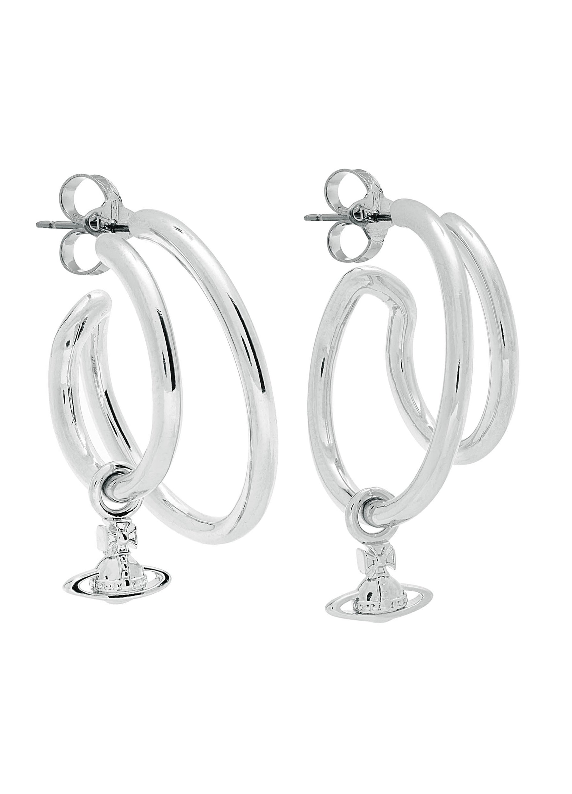 Ronda layered hoop earrings