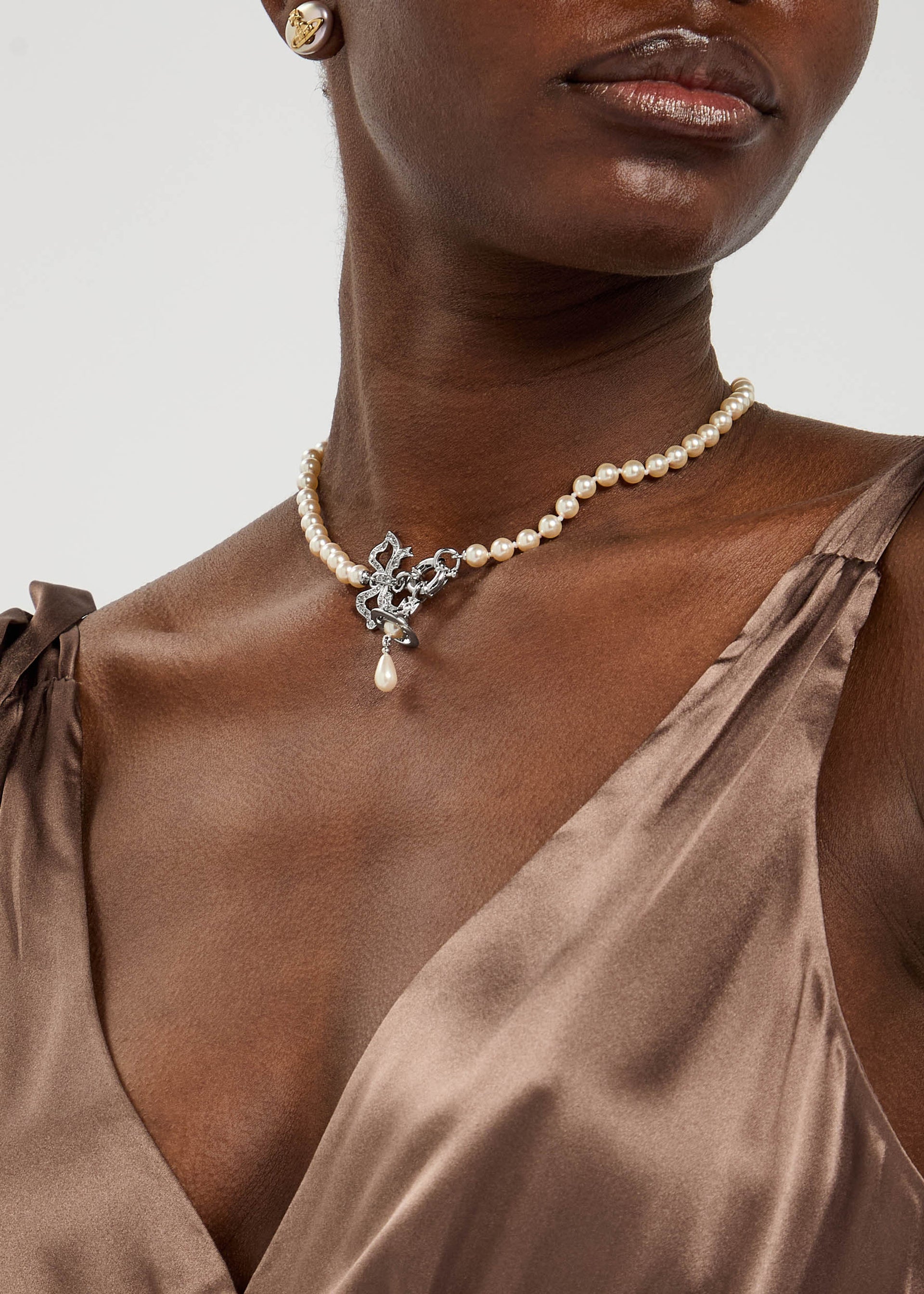 Rigoberta embellished beaded necklace