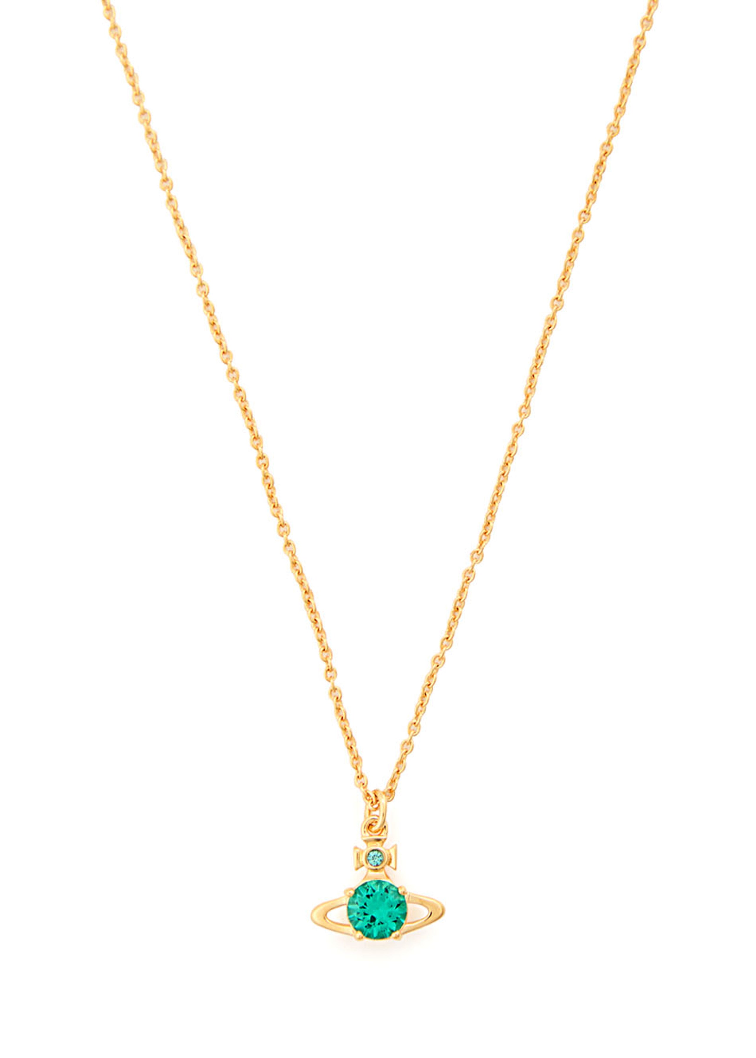 viviennewestwood イエロー×グリーン　オーブ　ネックレス Reina orb necklace