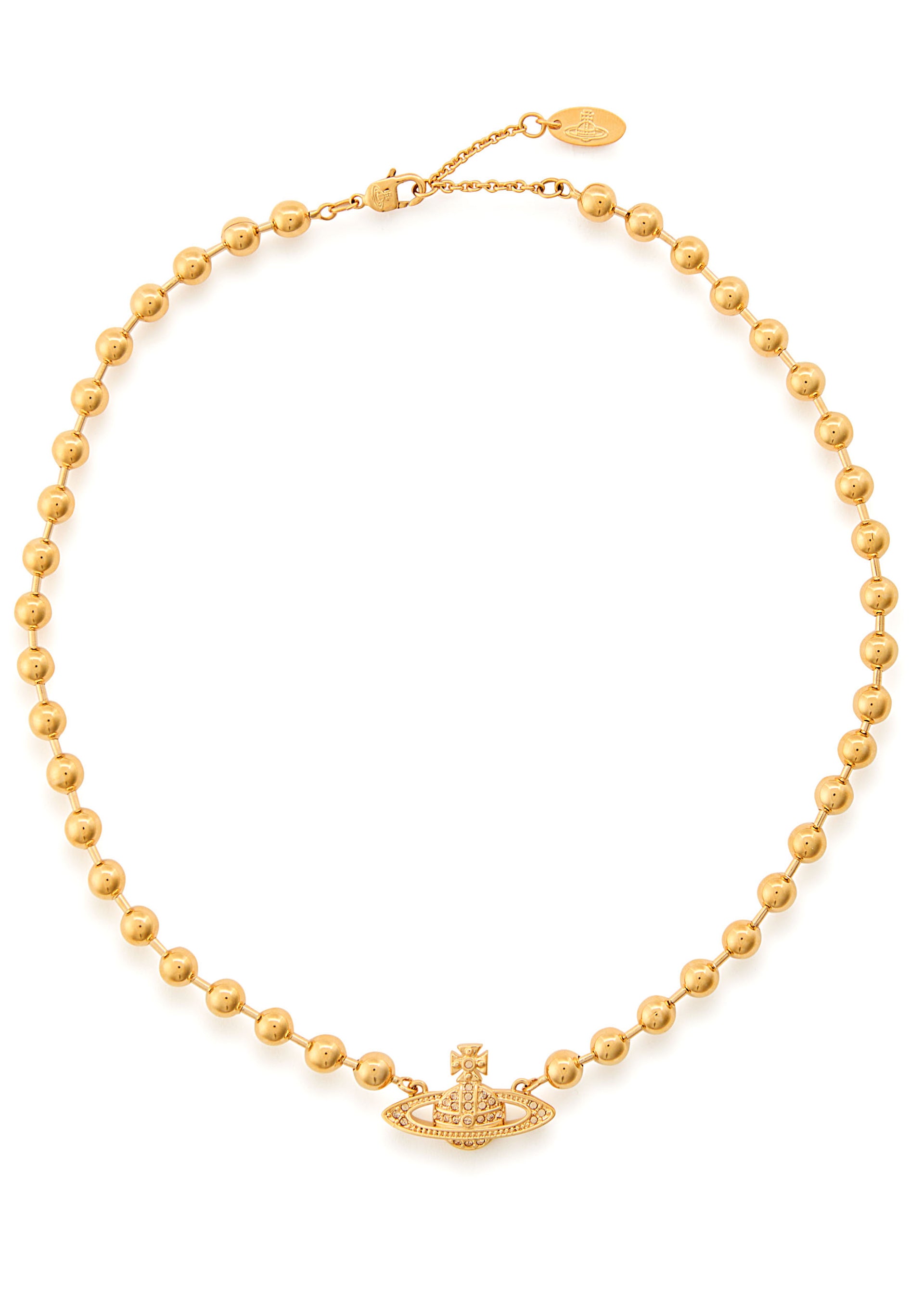 Thames Mini Bas Relief orb necklace