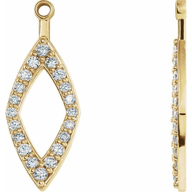 1.4Ct Natural Diamond Earrings in 14K White Gold