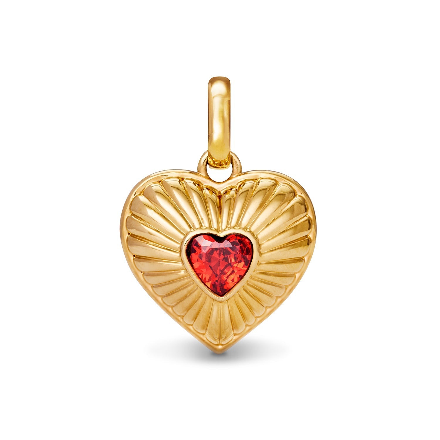 Entwine Custom Heart Necklace (Gold)