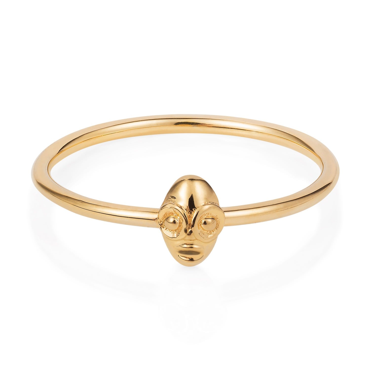 Tiny Voodoo Ghede Ring Gold