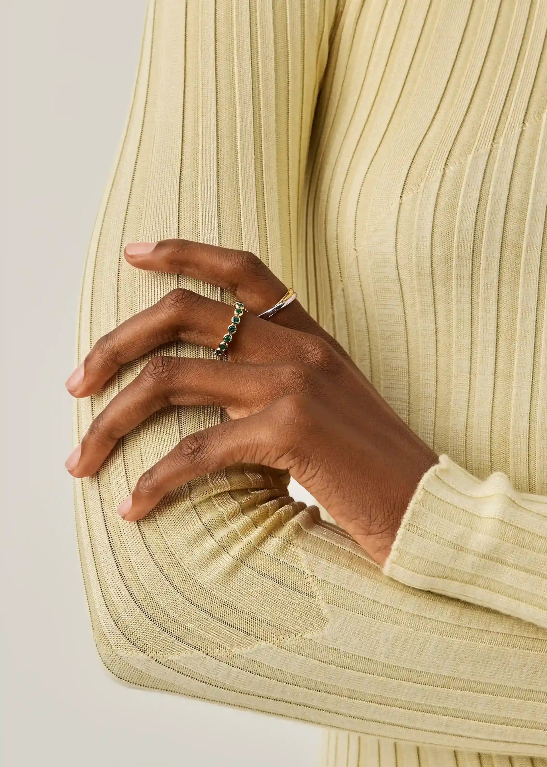 Tennis Eternity Stacking Ring