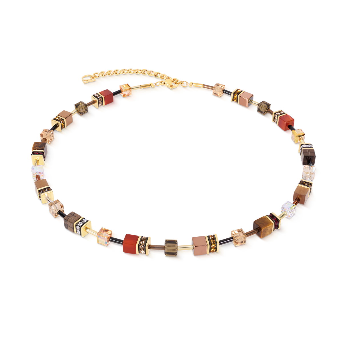 GeoCUBE® Iconic Precious Necklace Amber Glow