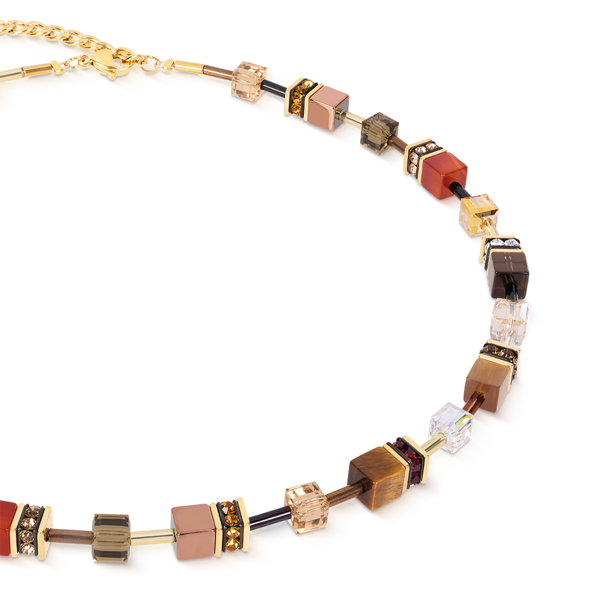 GeoCUBE® Iconic Precious Necklace Amber Glow