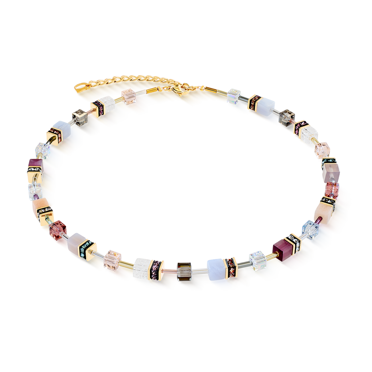 GeoCUBE® Iconic Precious necklace Golden Blush