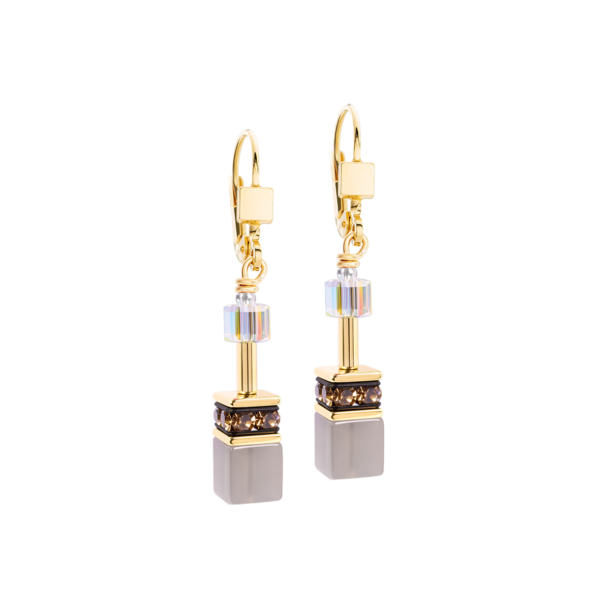 GeoCUBE® Iconic Precious Earrings Rustic Luxe