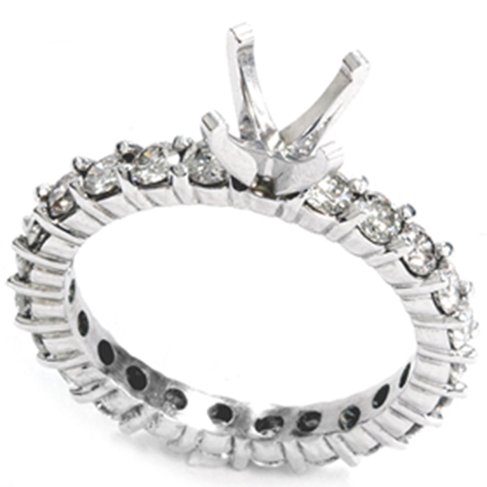 1 1/2 CT VS Diamond Eternity Ring Engagement Setting 14K