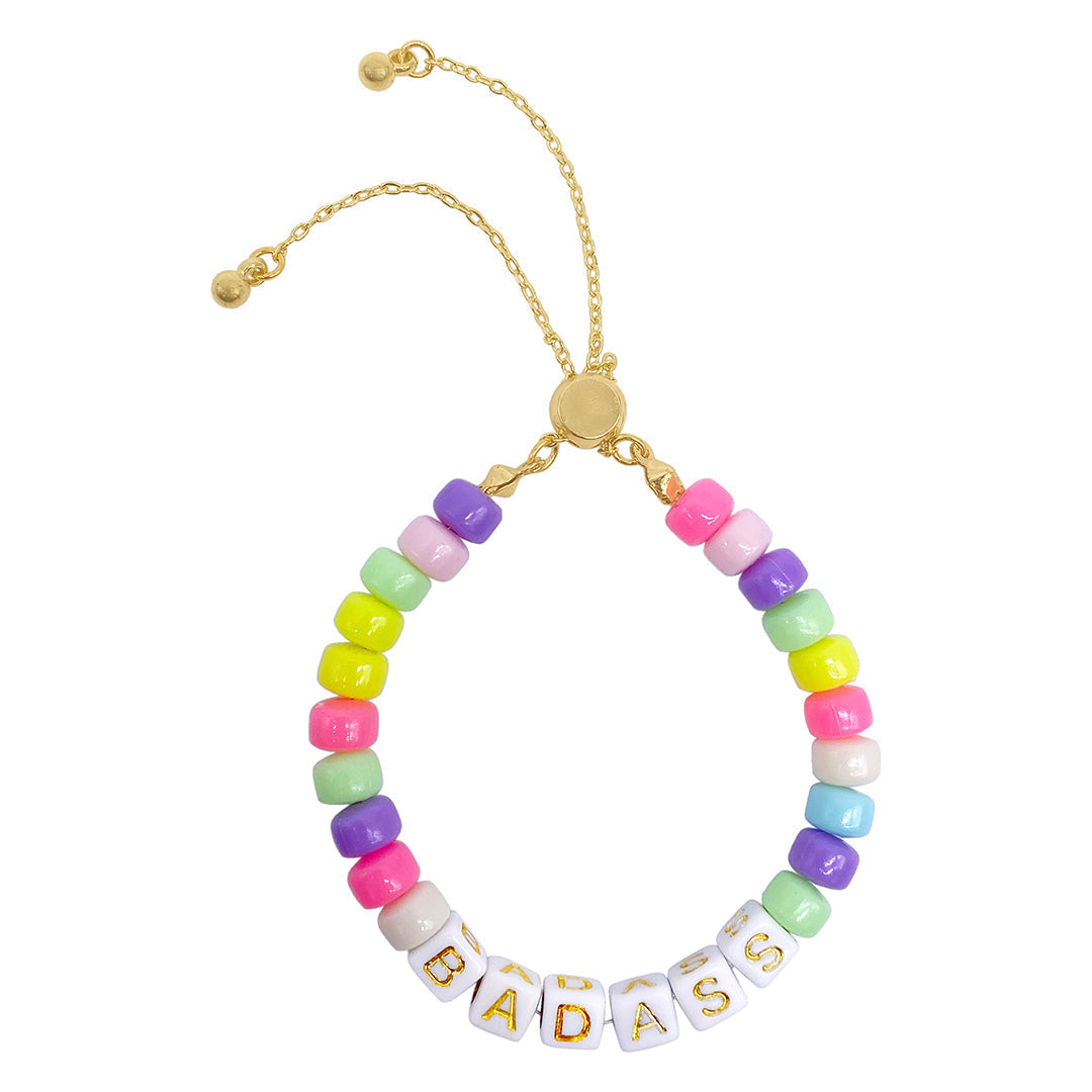 Color Bead 'Badass' Bracelet
