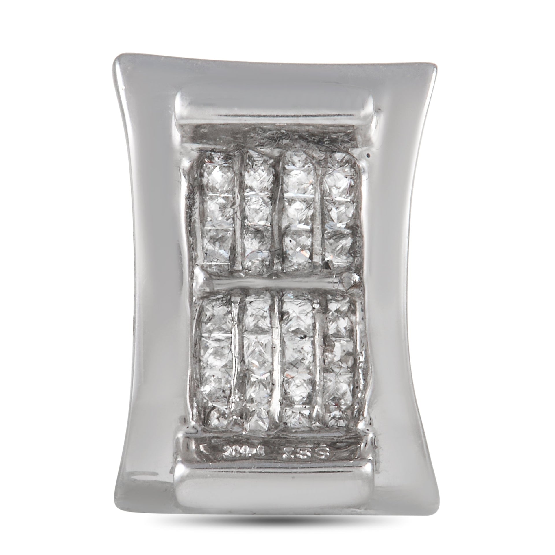 14K White Gold 0.50 ct Diamond Pendant