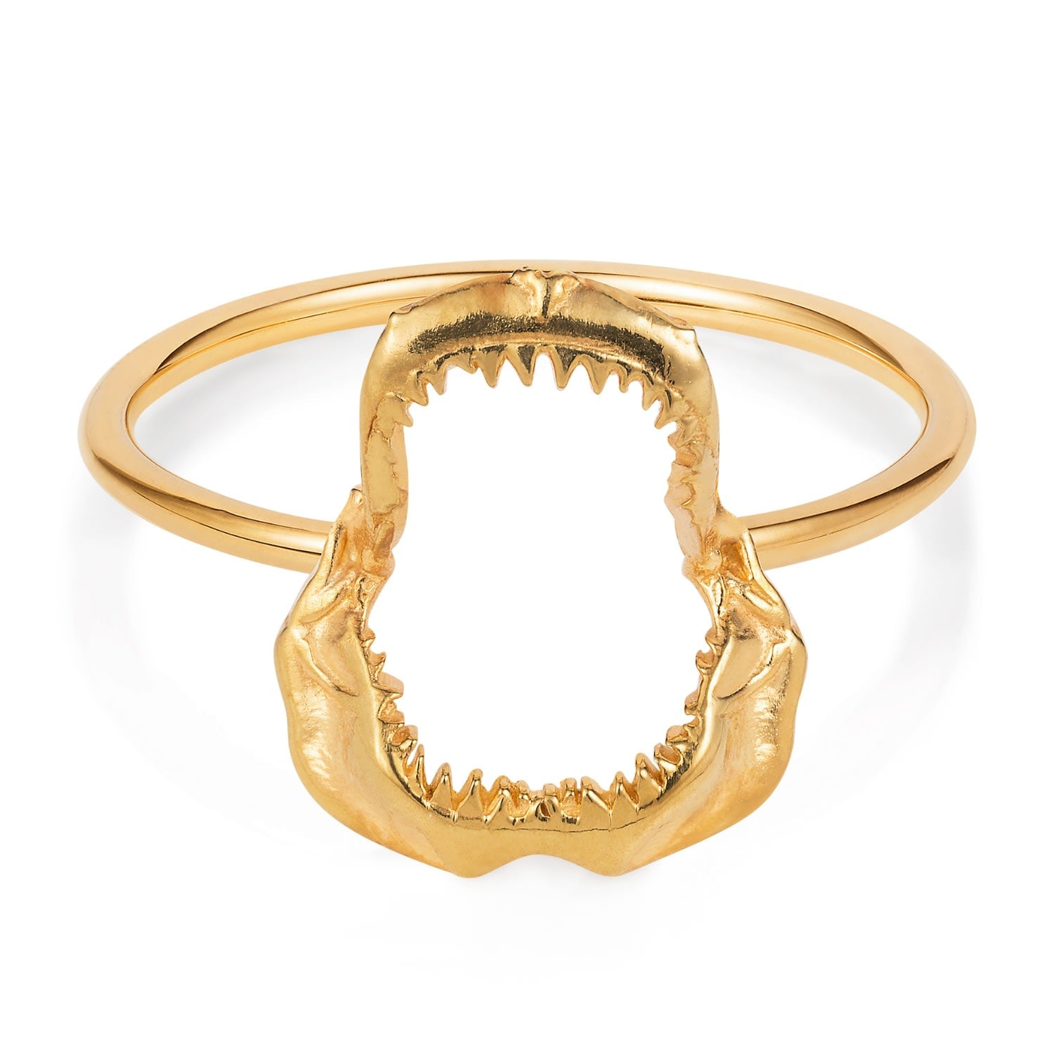 Shark Jawbone Ring - Gold
