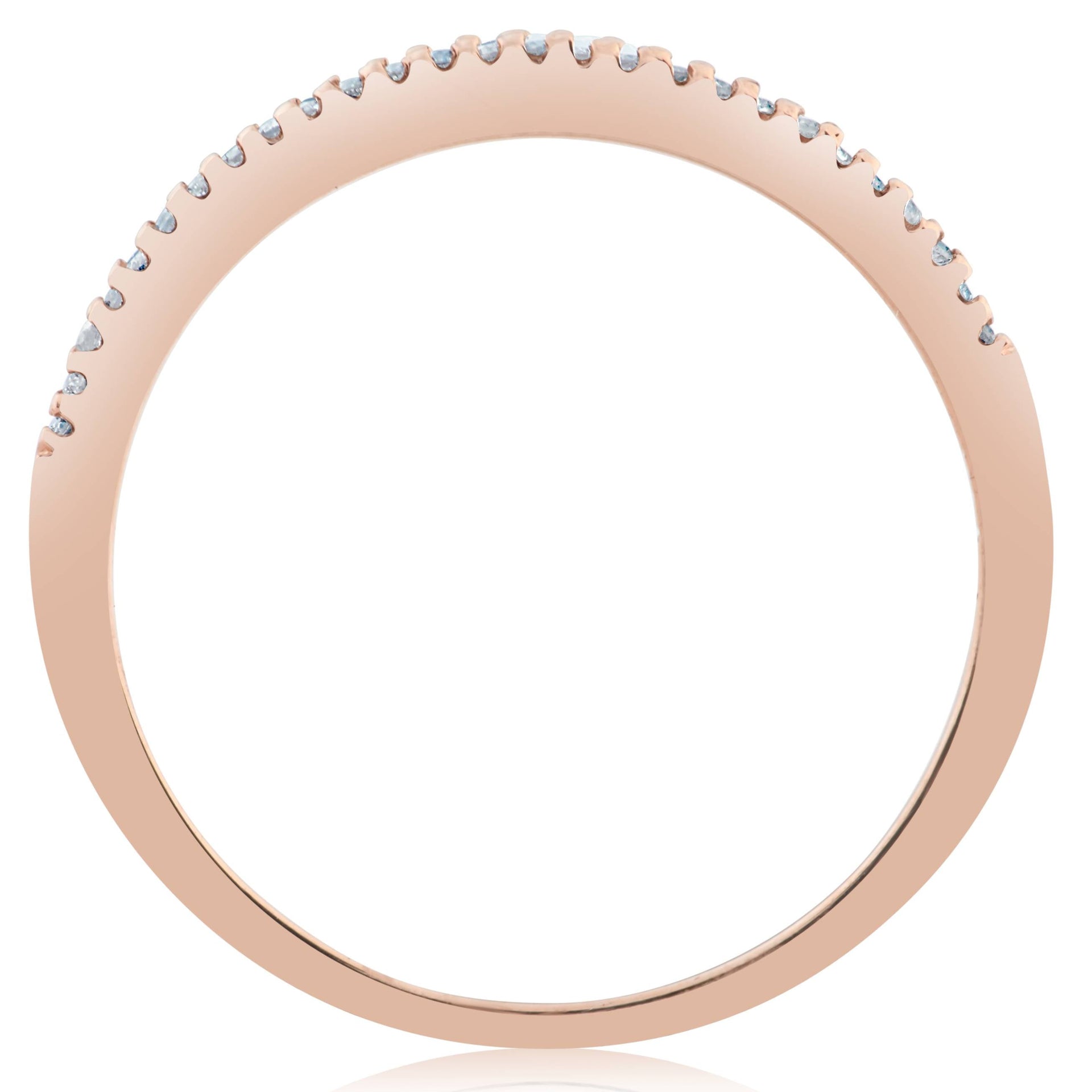 1/6ct Diamond Ring 14K Rose Gold