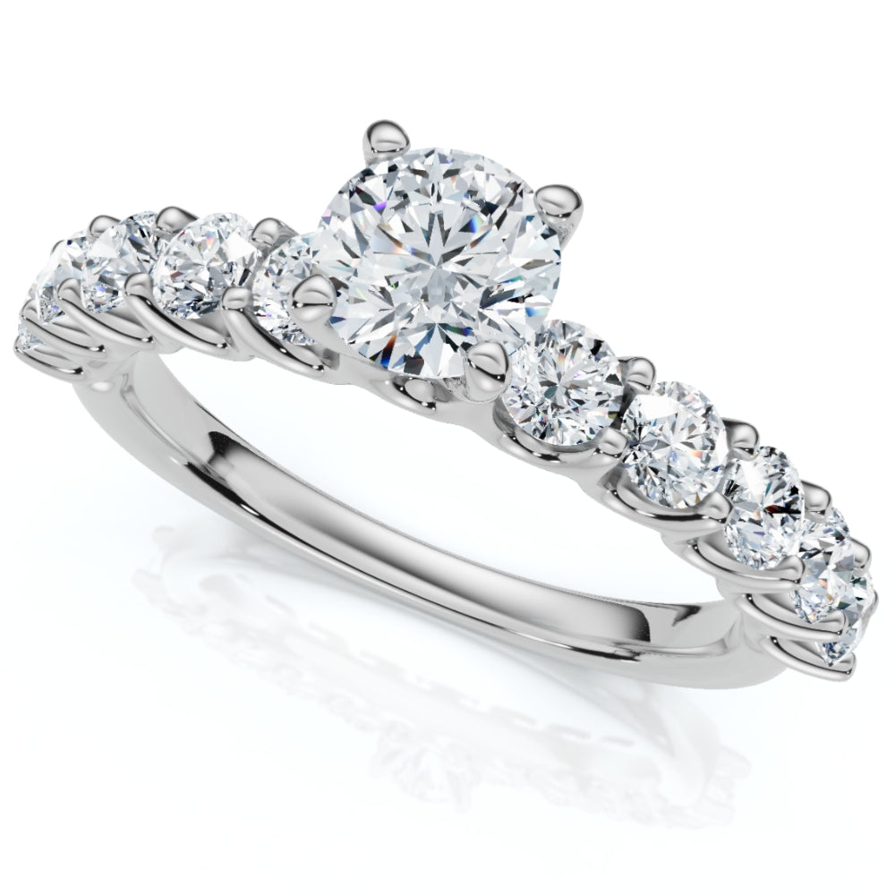 2ct Diamond Engagement Ring 14k Gold Lab Grown