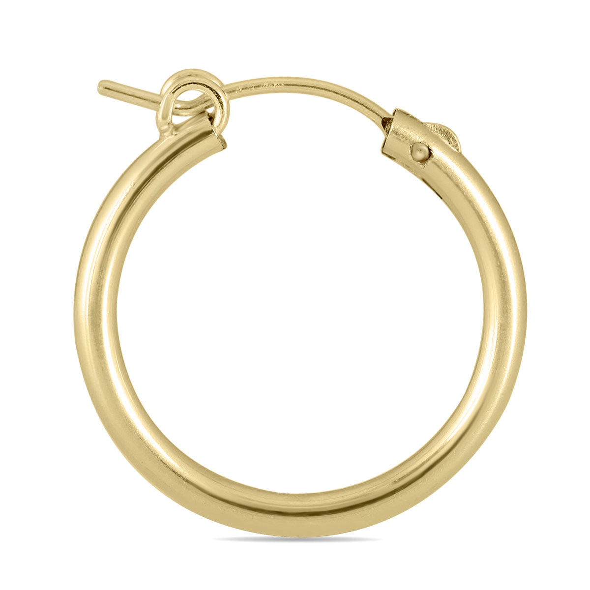 14K Filled Hoop Earrings 22Mm