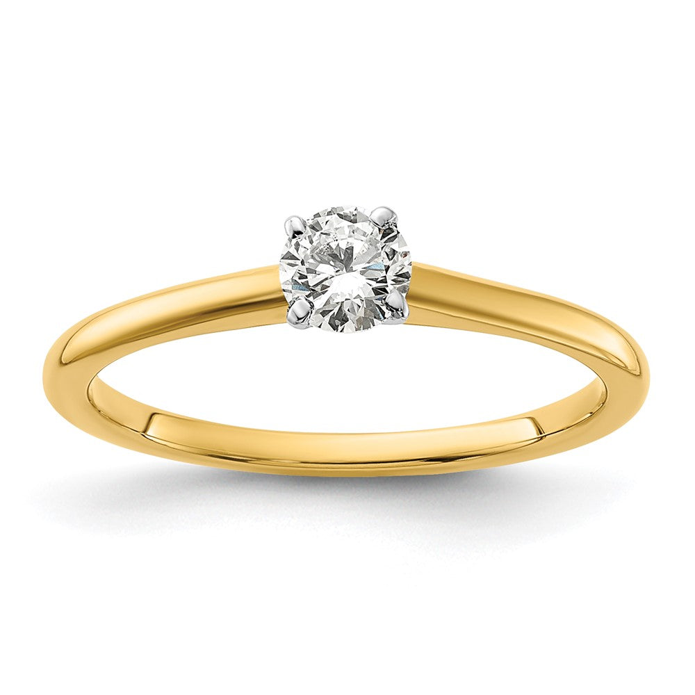 14k Gold Lab Grown Diamond Engagement Ring 0.33ct Clarity- VS Color- D-E