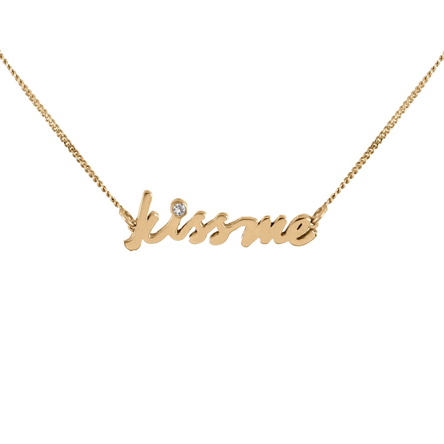 Kiss Me Diamond Necklace