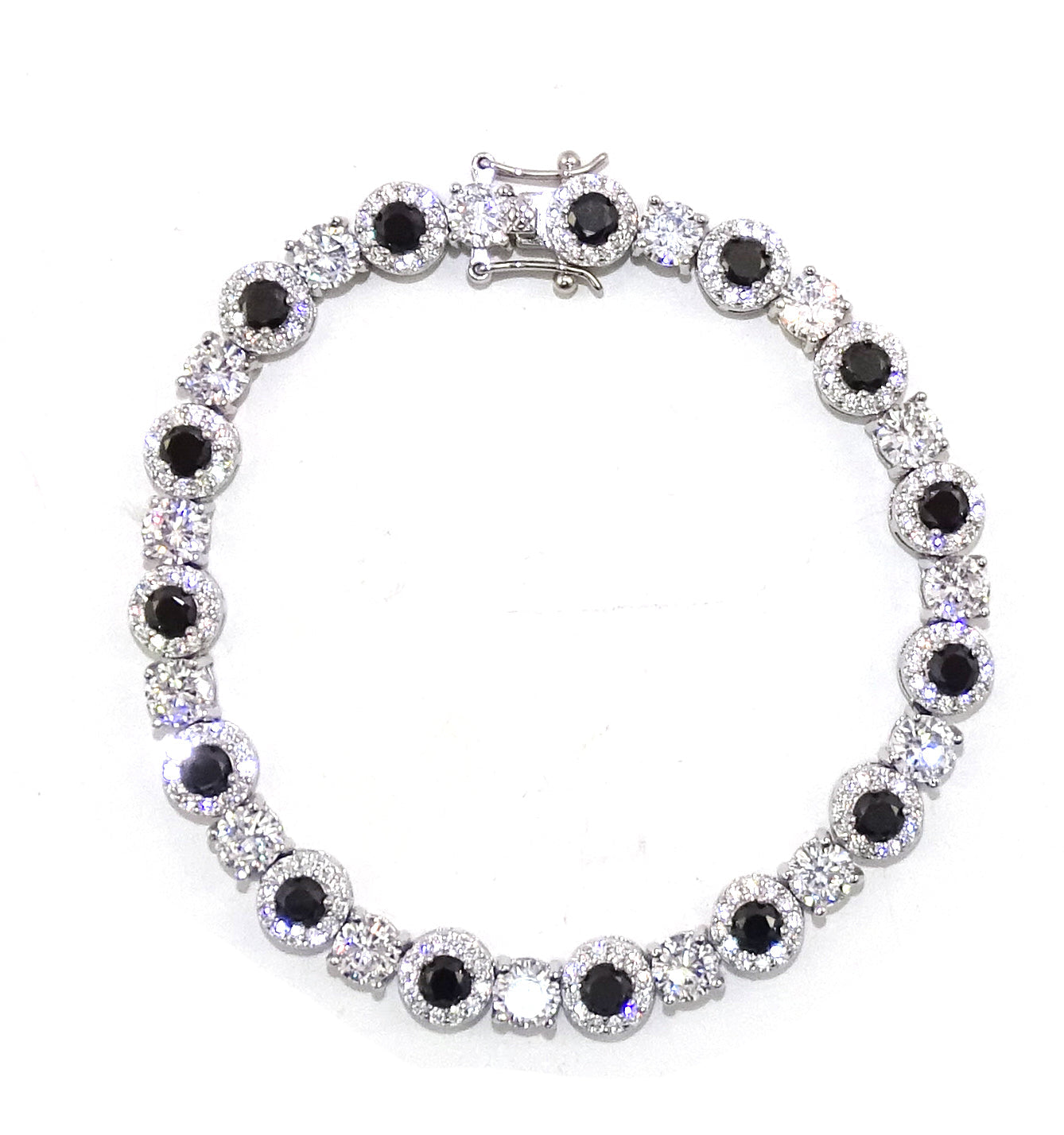 SS White CZ Bracelet