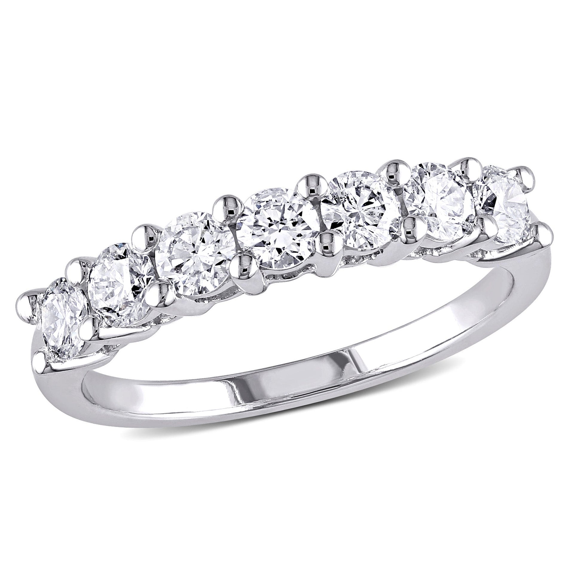 1ct TW Diamond Anniversary Band in 14k White Gold