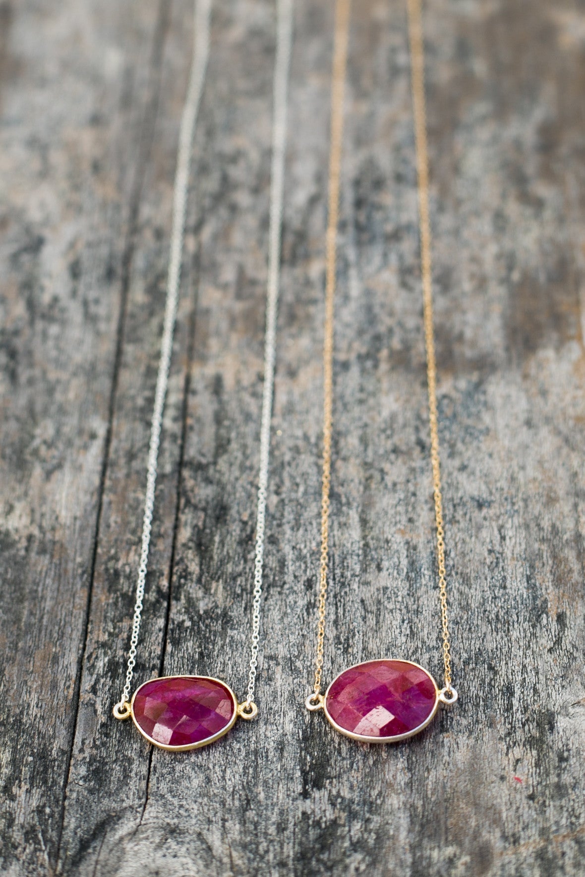 Mrs. Parker Demi Fine Necklace in Ruby