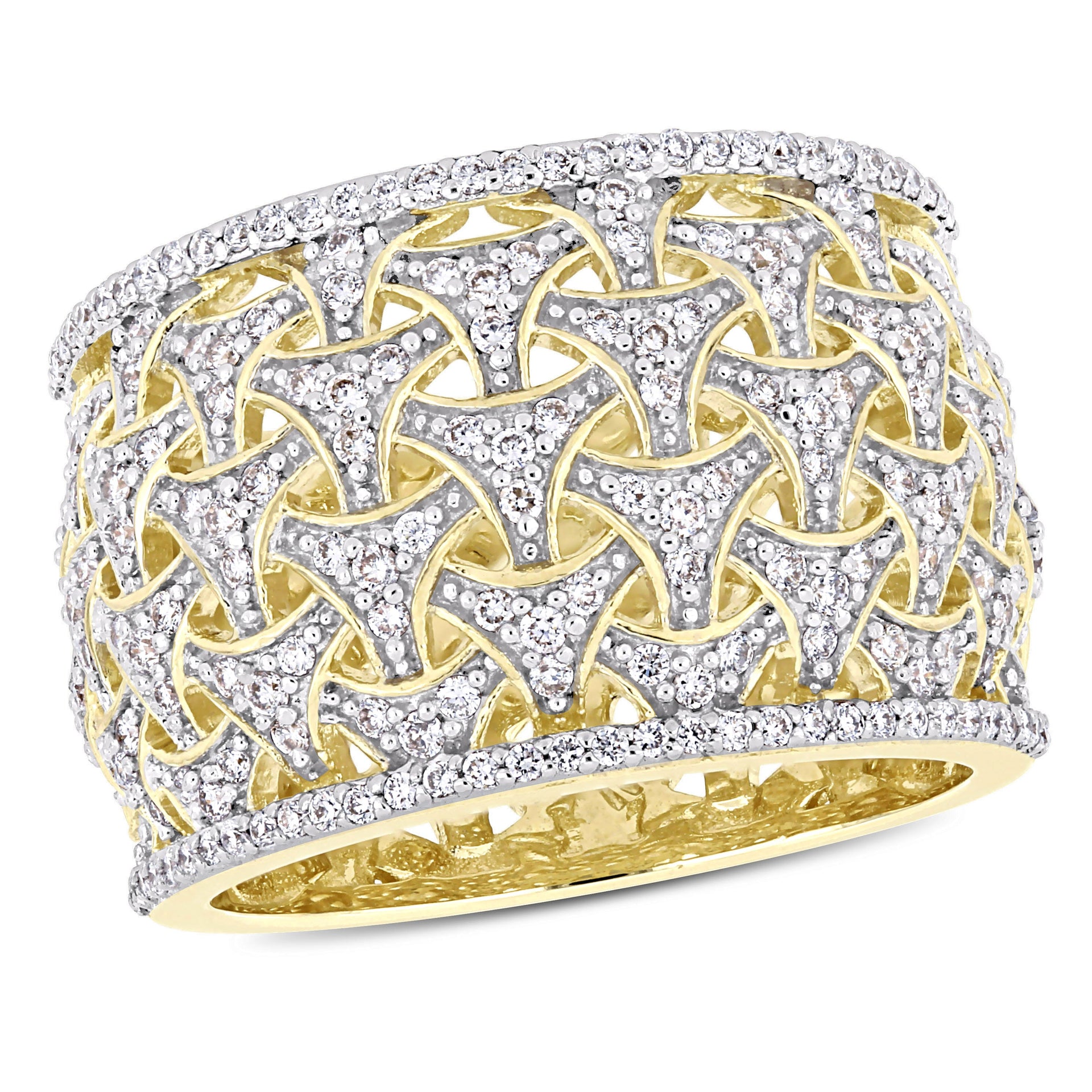 Mimi & Max 3/4ct TW Diamond Filigree Ring 14k Yellow Gold