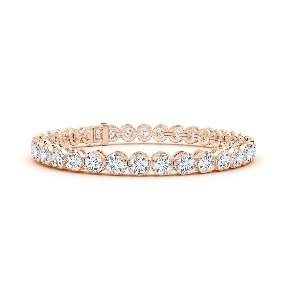 Lab-Grown Classic Round Diamond Tennis Bracelet