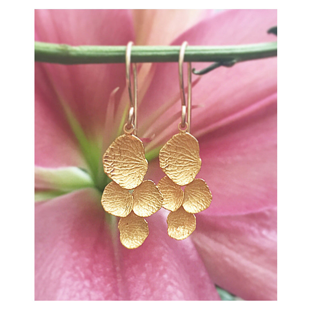 Four Petal Cluster Earrings