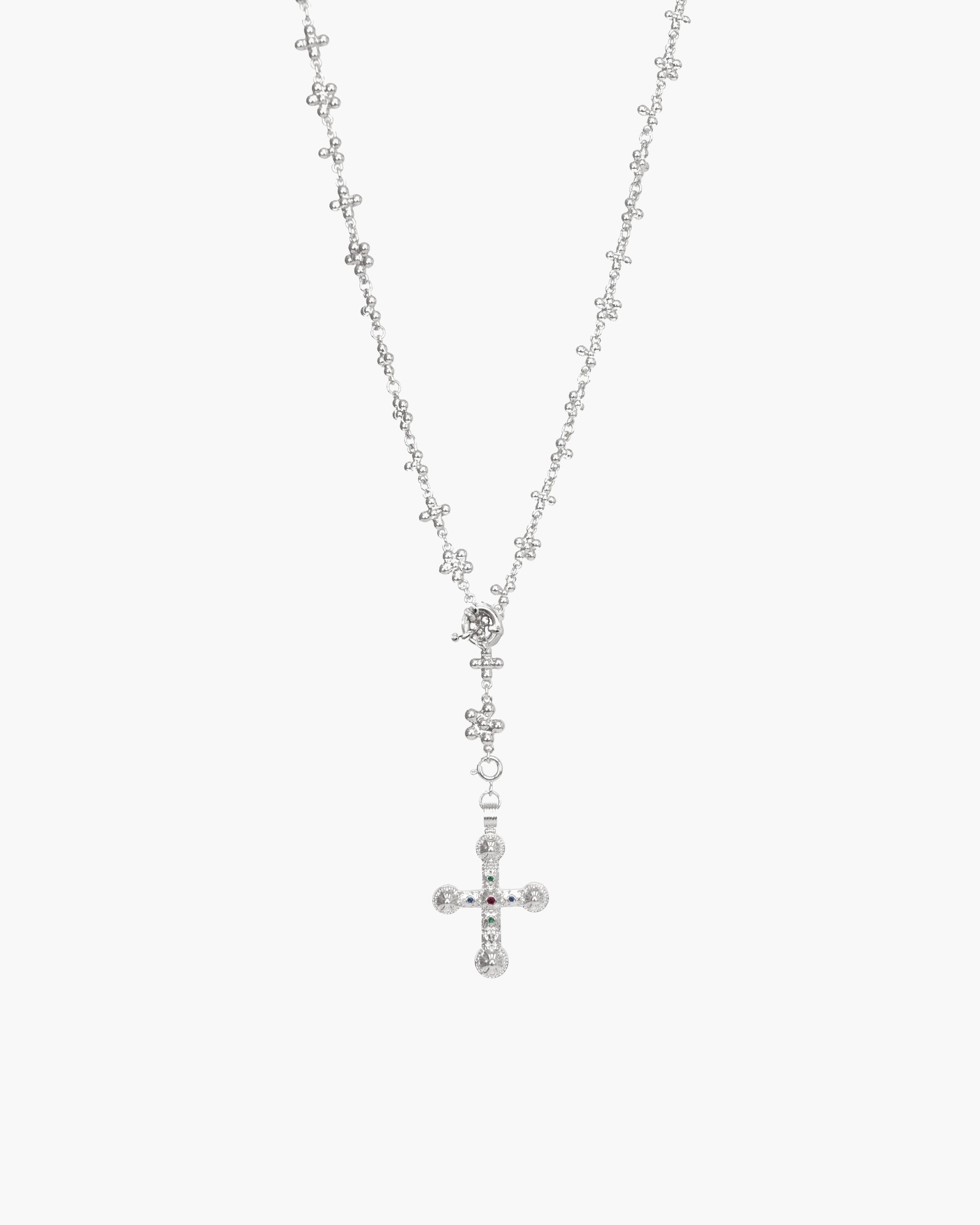 Daisy Molecule Chain in Silver