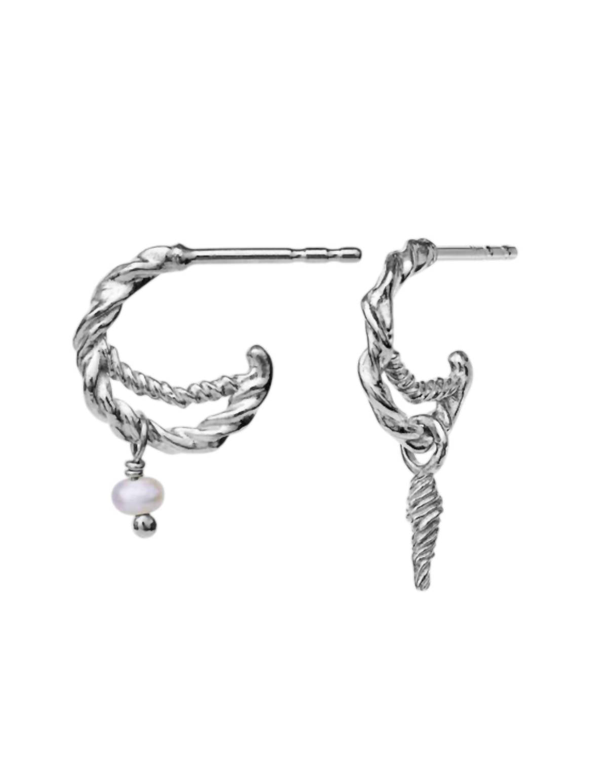 Duo-c Earrings In Silver