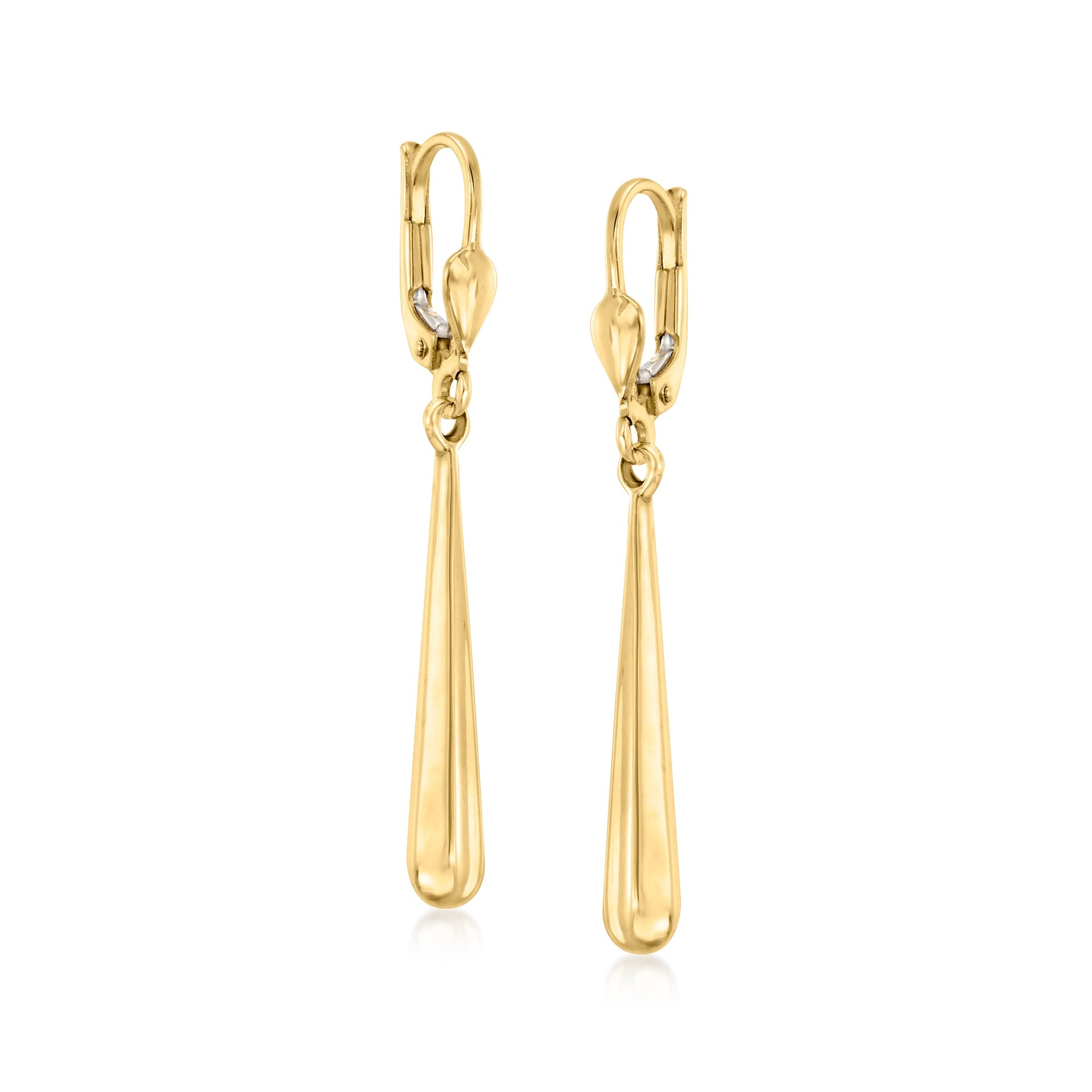 10kt Yellow Gold Teardrop Earrings