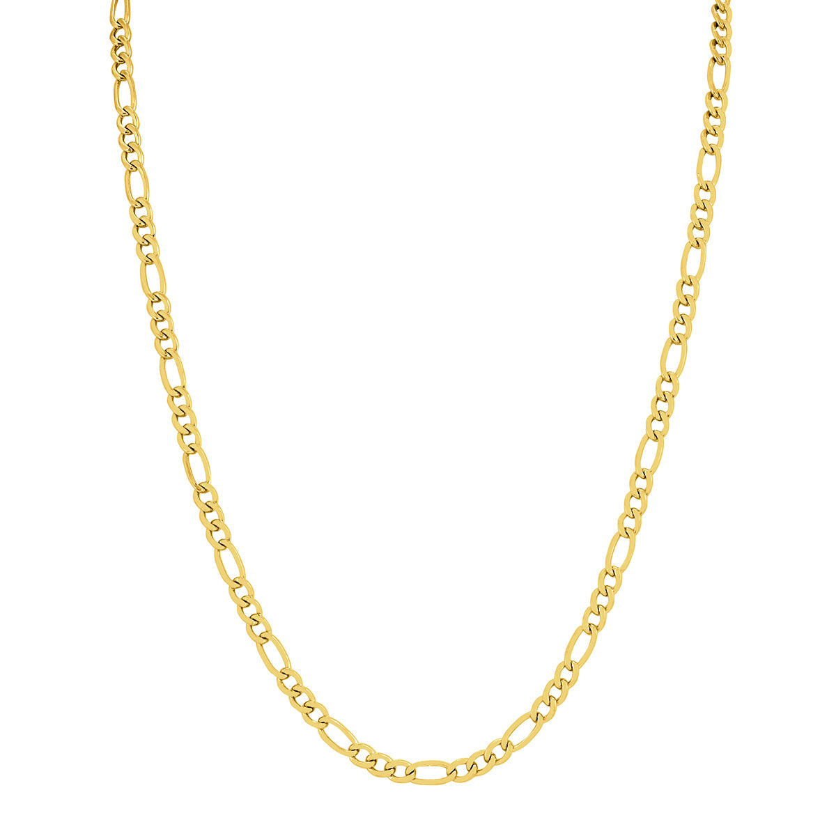 14K Yellow Gold Filled 4.3Mm Figaro Chain With Lobster Clasp - 18 Inch