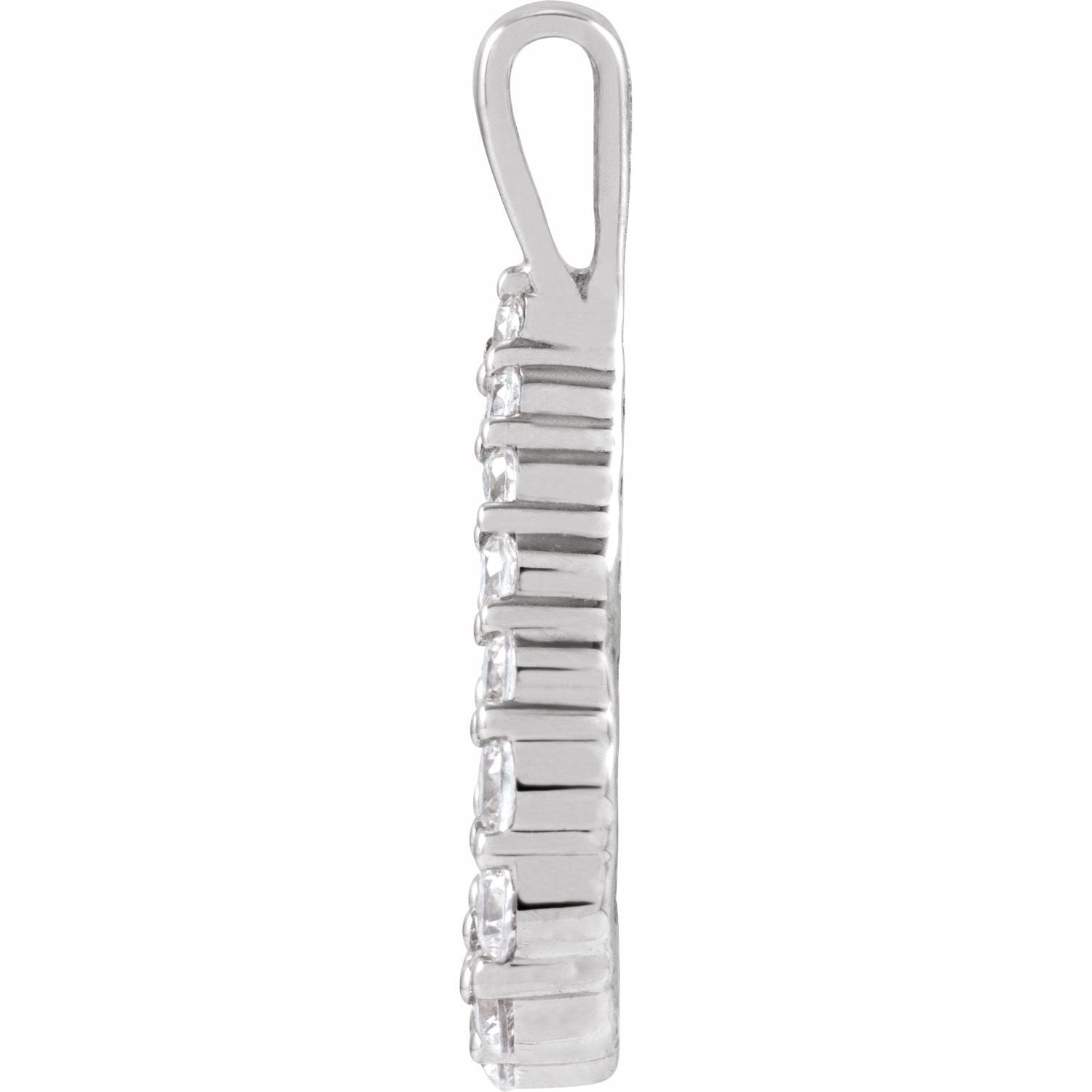 14k Gold 1/3ct Lab-grown Diamond Pendant