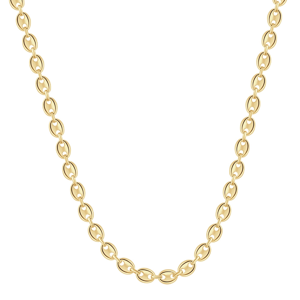 14k Yellow Gold Mariner Women's 24' Chain Necklace 22 Grams 7mm Thick