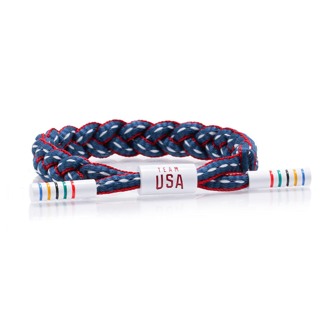 Rastaclat Original Hand Braided Usa Medalist Adjustable Bracelet