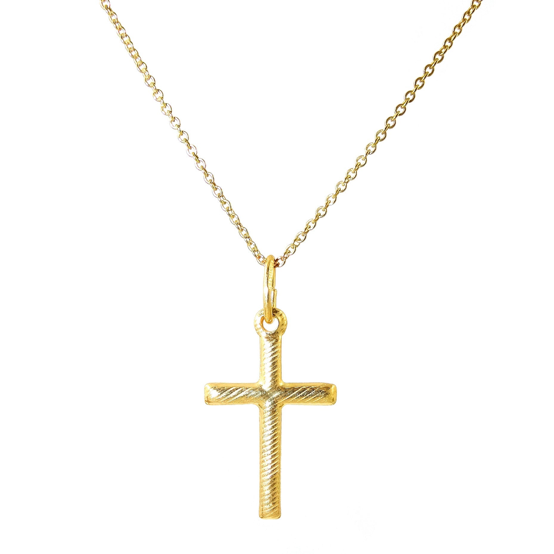 Italian Design Vermeil Cross