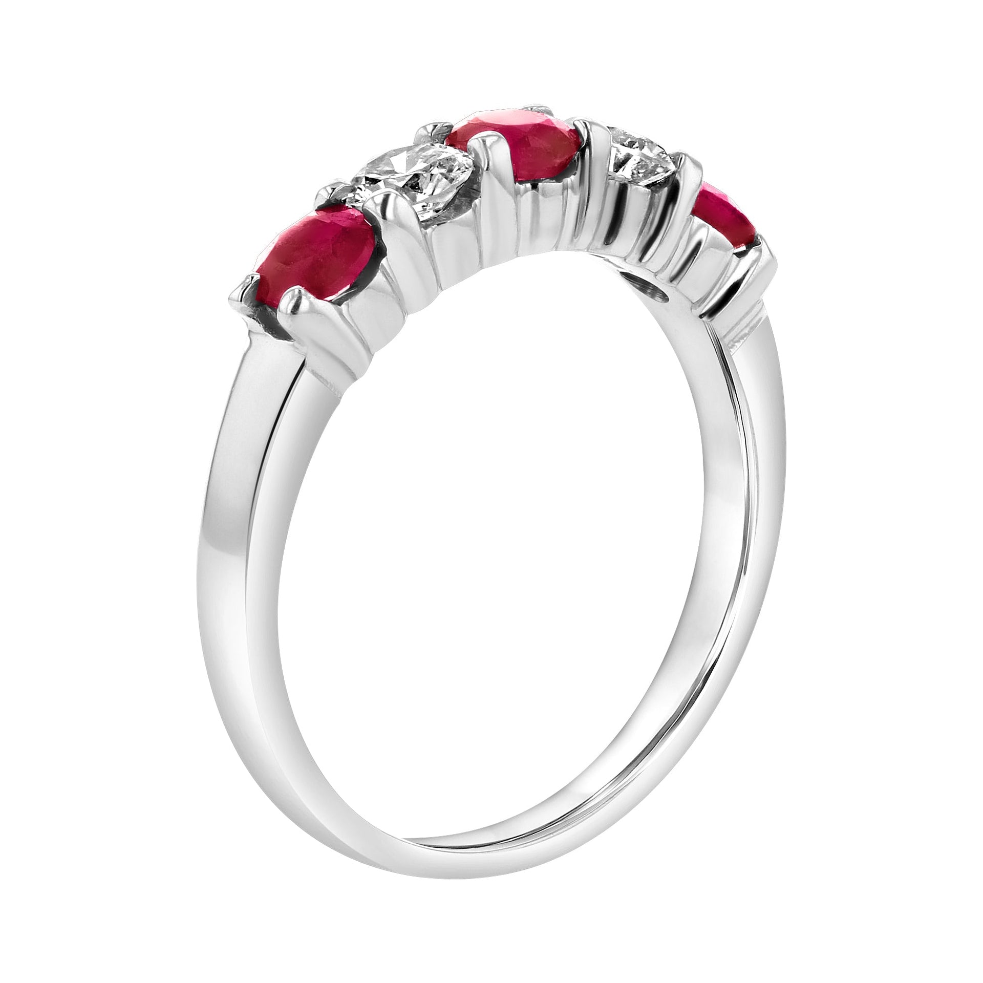 1.26cttw Natural Heated Ruby and Diamond Ring set in 14k Gold