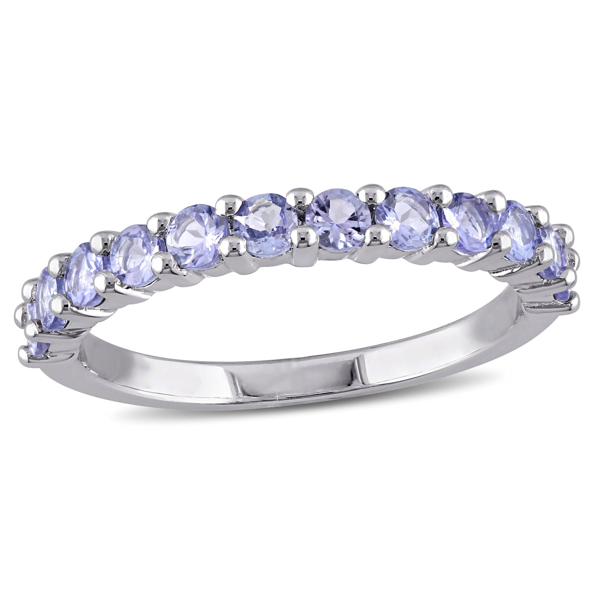 Mimi & Max 4/5ct TGW Tanzanite Stacking Ring in Sterling Silver