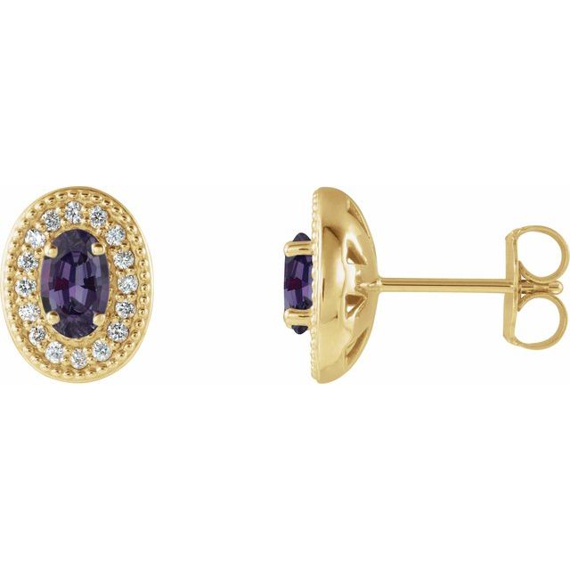1.8Ct Lab-grown and Natural Diamond Halo Earrings in 14K White Gold