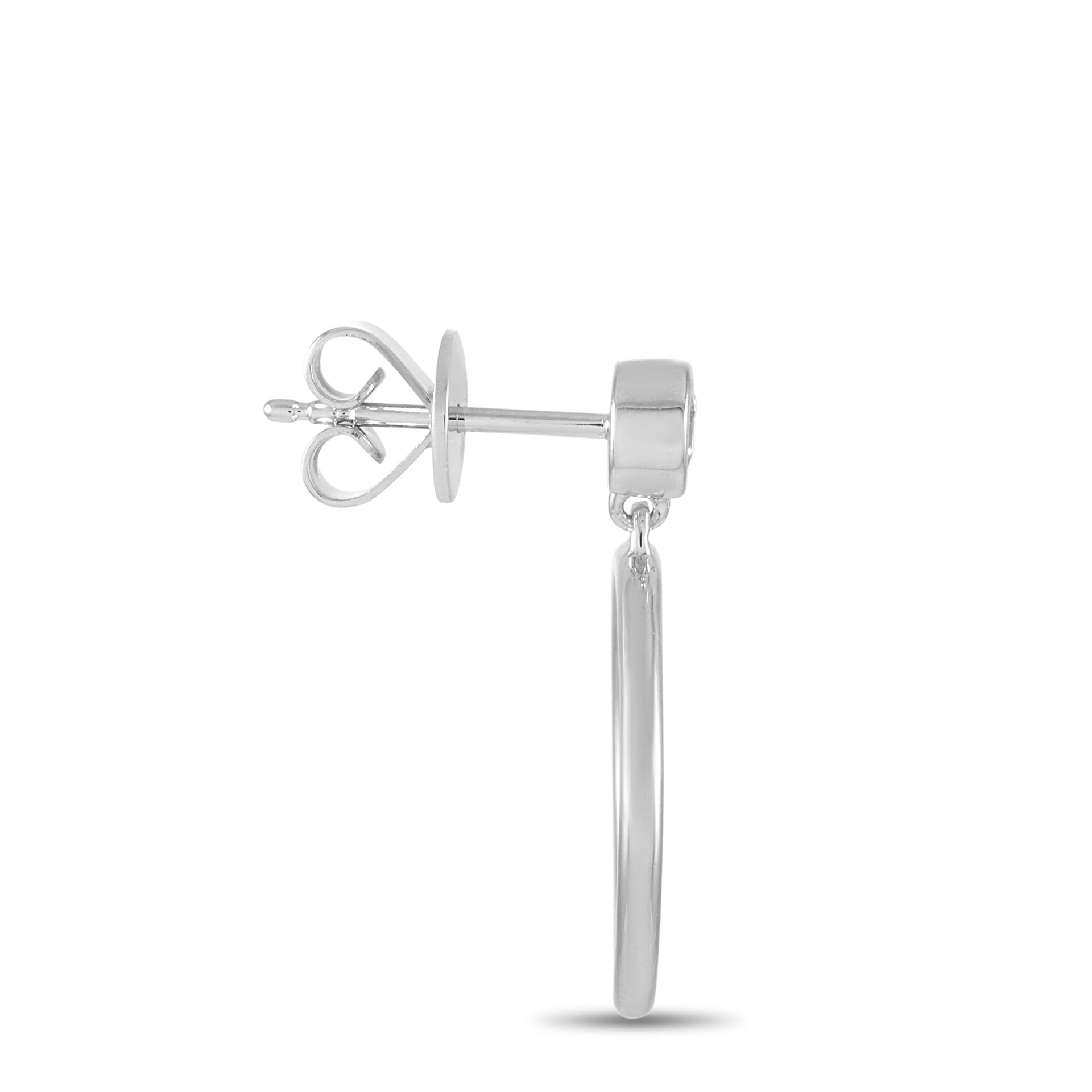 14K White Gold 0.31 ct Diamond Earrings