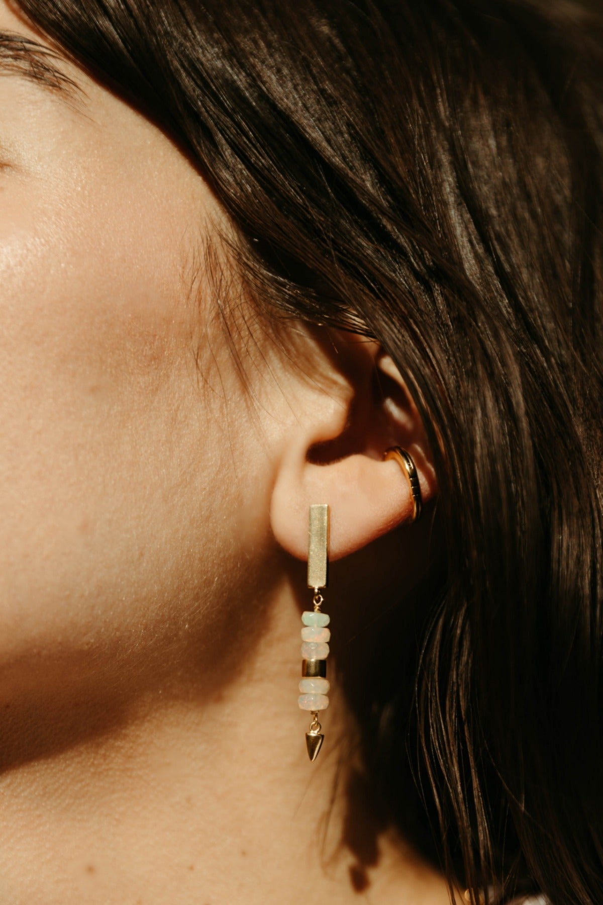 Paloma Earrings - Opal