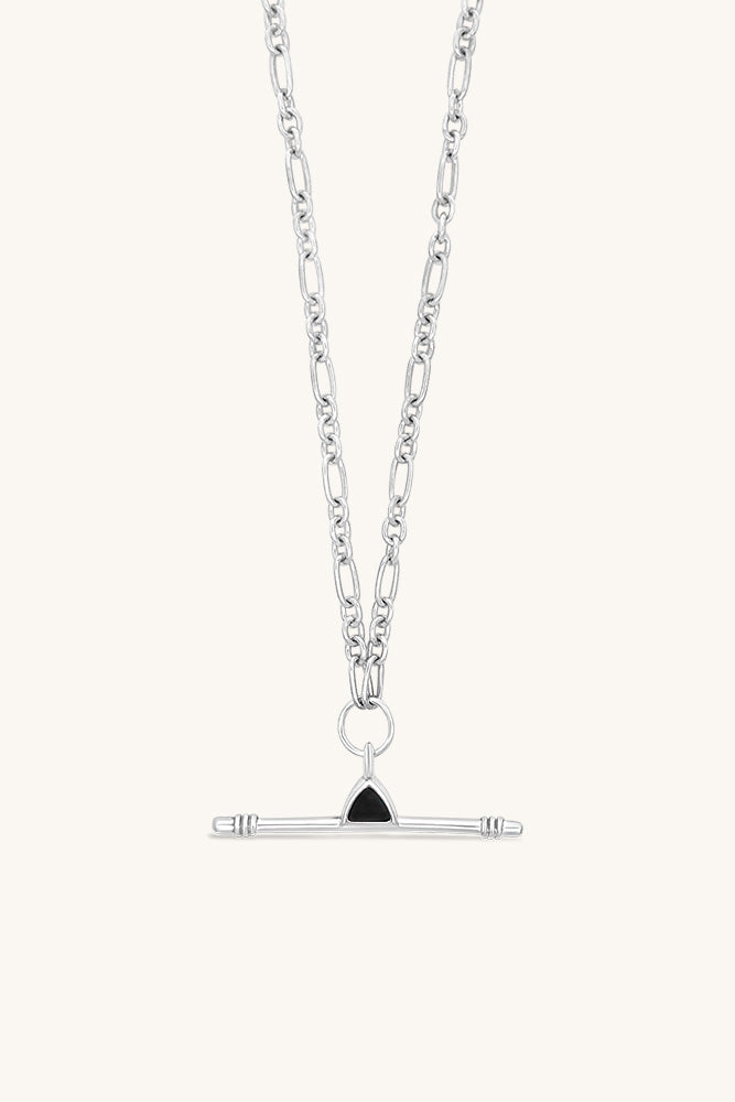 5 O'Clock Necklace - Silver