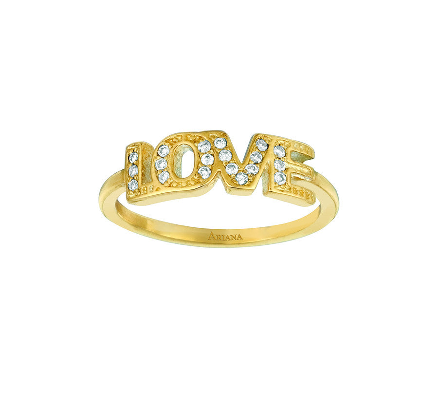Diamond LOVE Ring