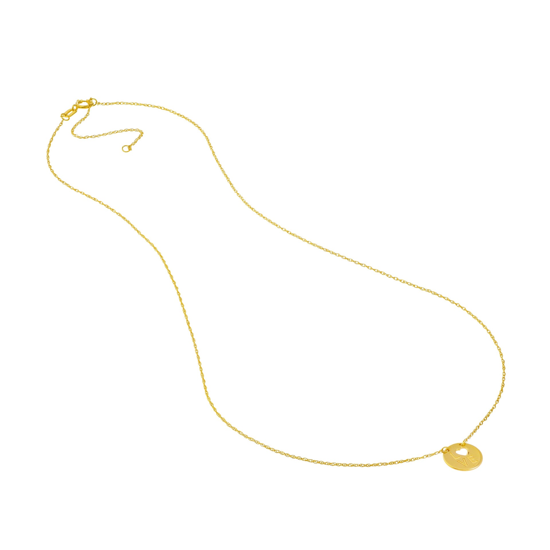 So You Cut Out Heart/love Minidisc Adjustable Necklace