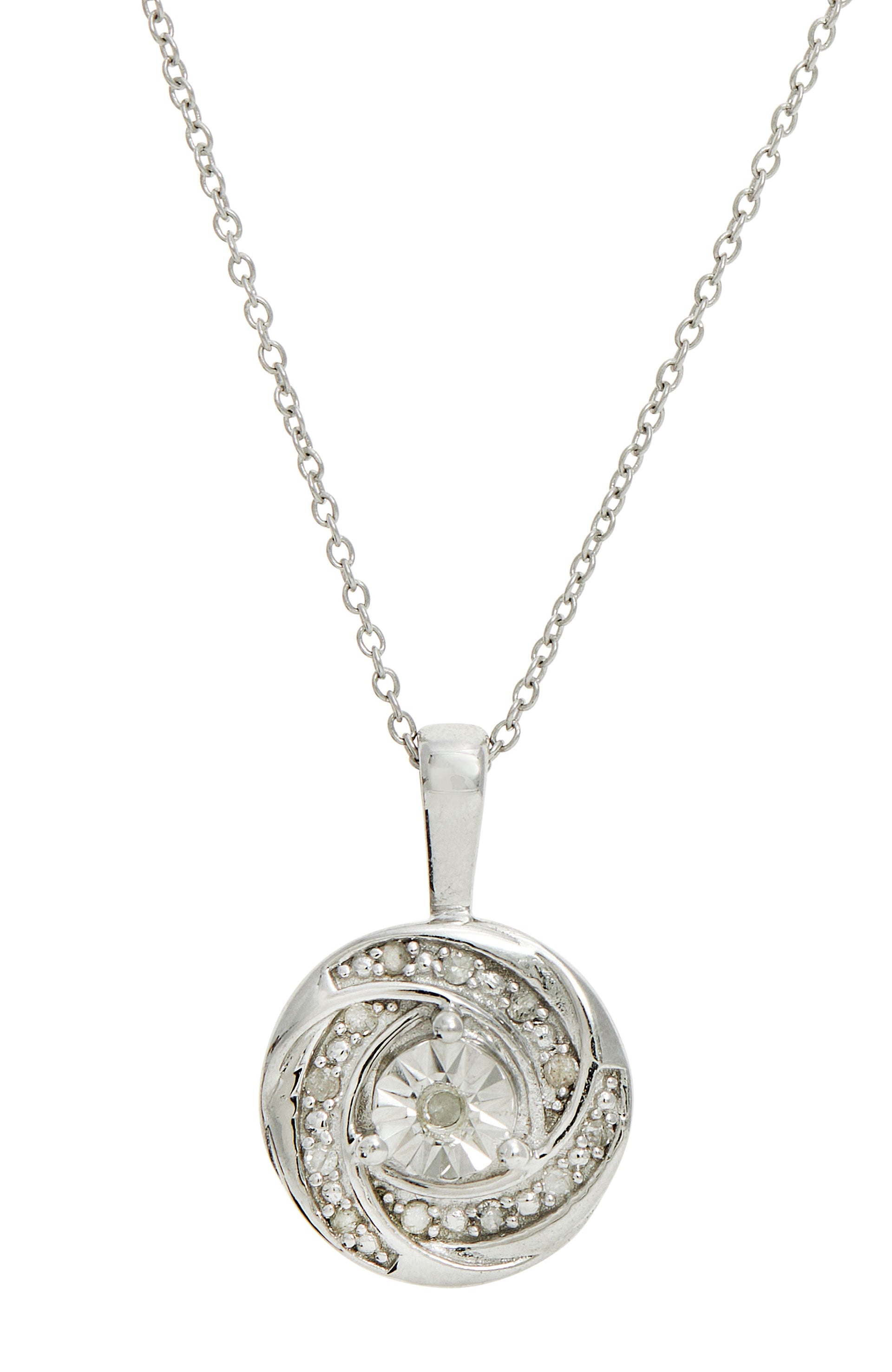 Diamond Sterlin Drop 0.10