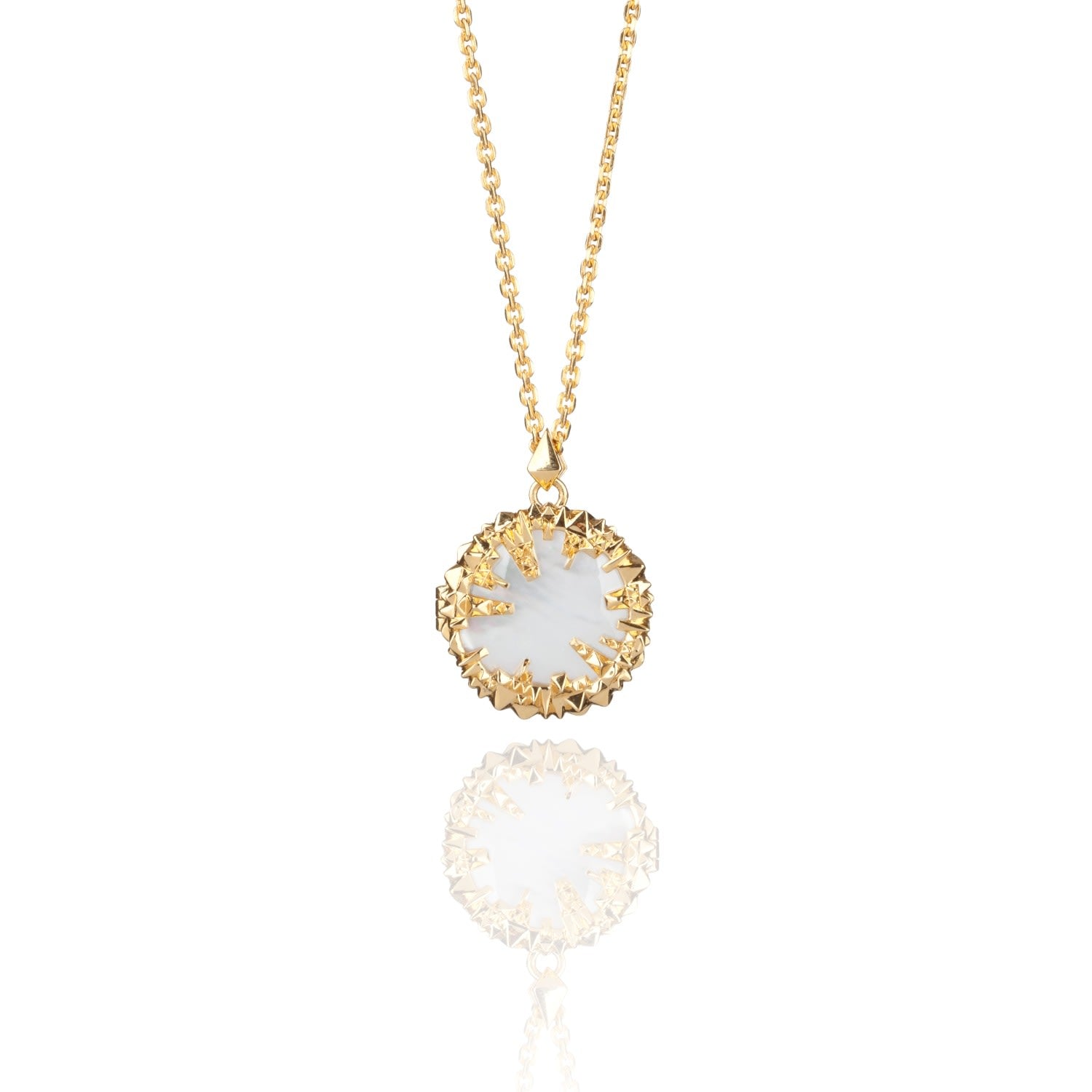 Ivory Pearl Gold Locket