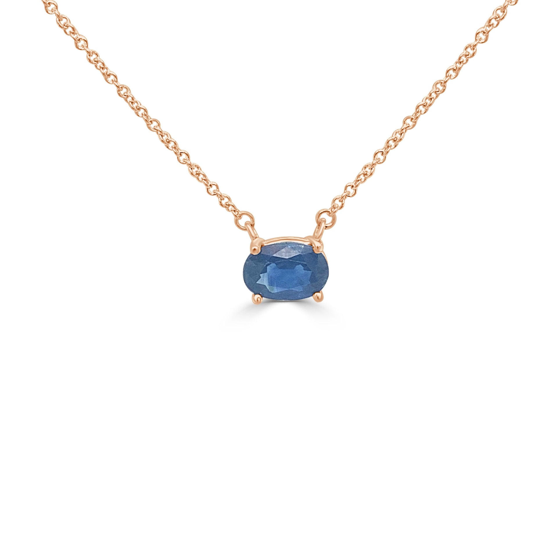 14k Gold & Sapphire Necklace