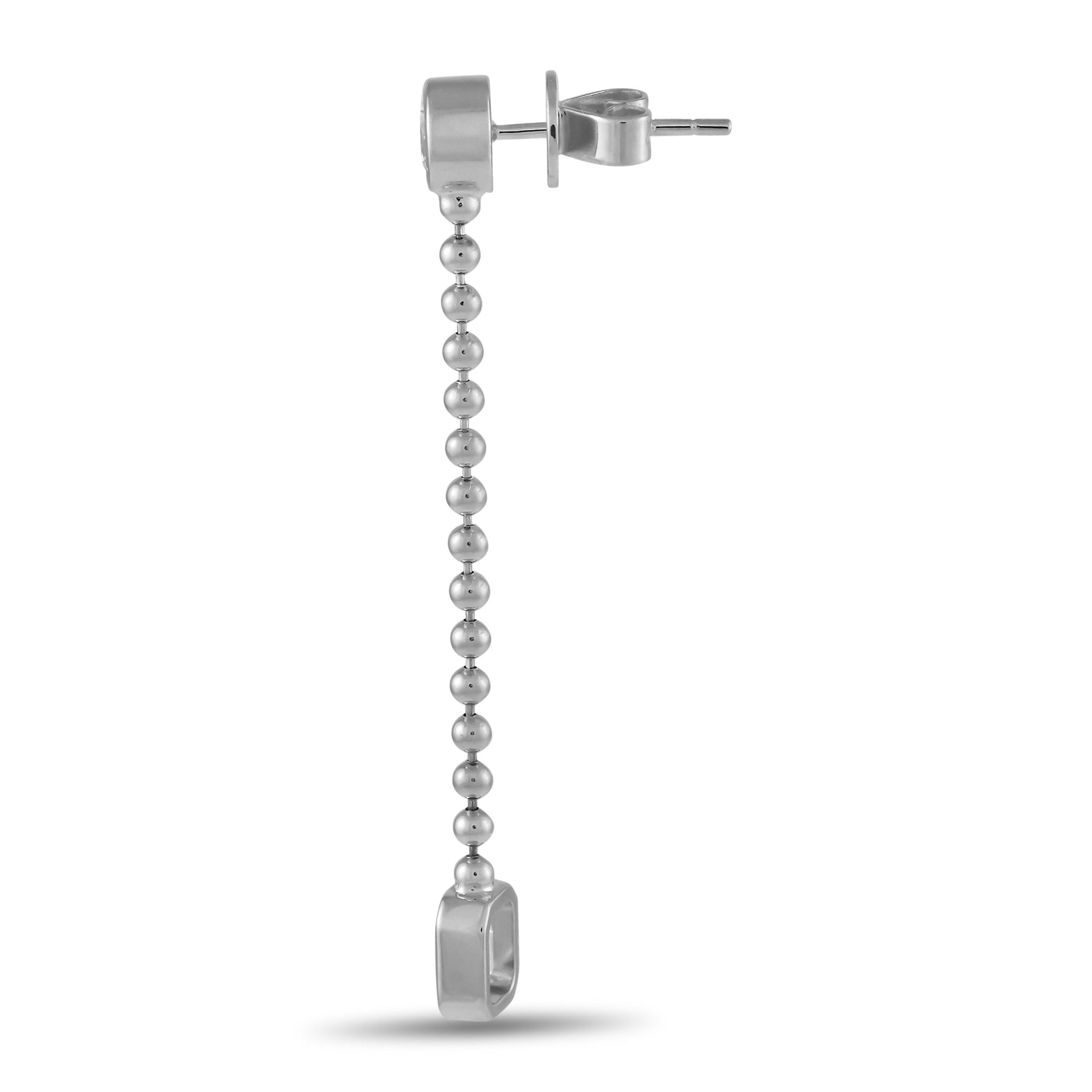 LB Exclusive 18K White Gold 1.40ct Diamond Dangle Earrings AER-19572