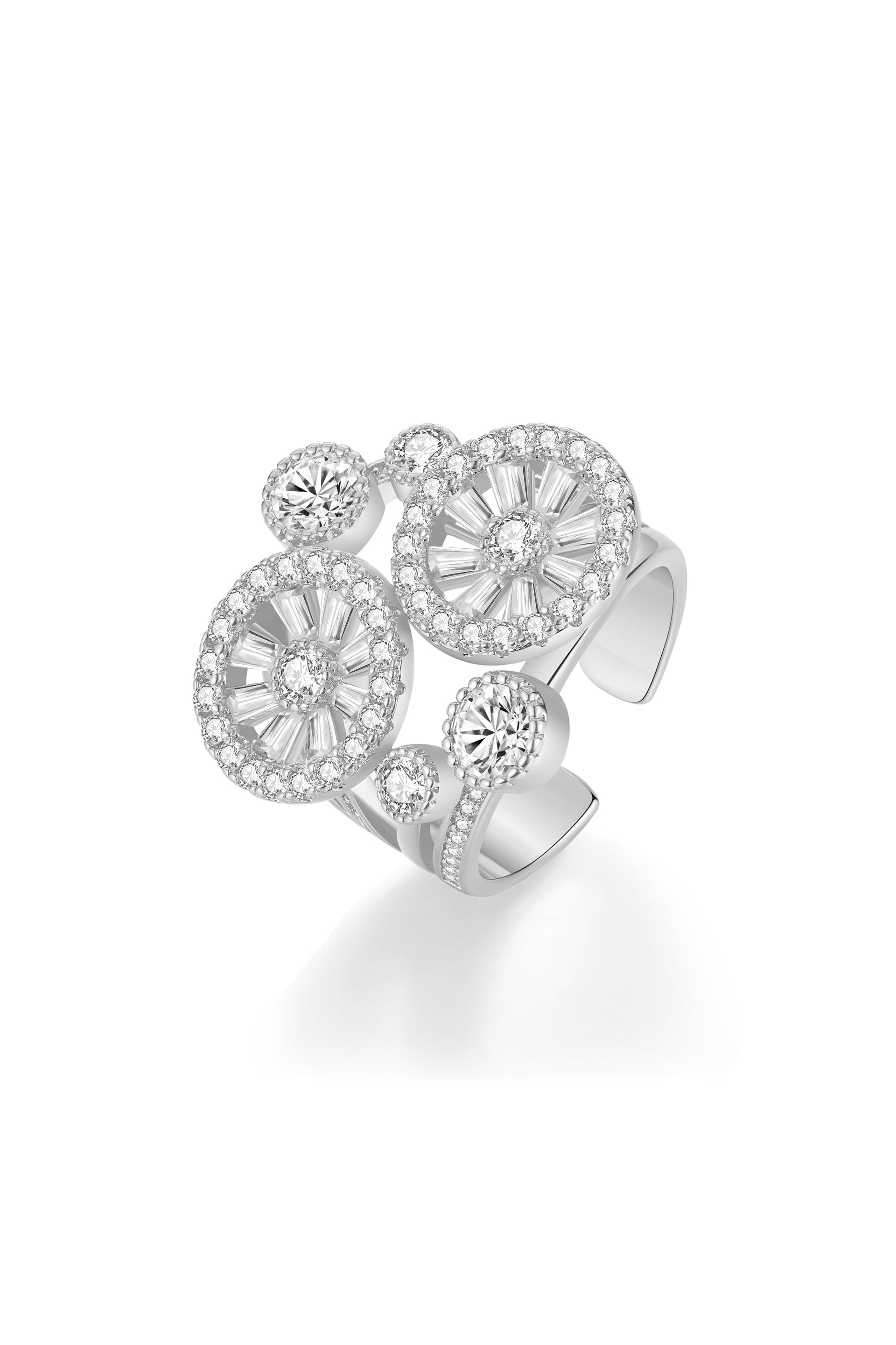 Silver Wheel of Fortune Ring