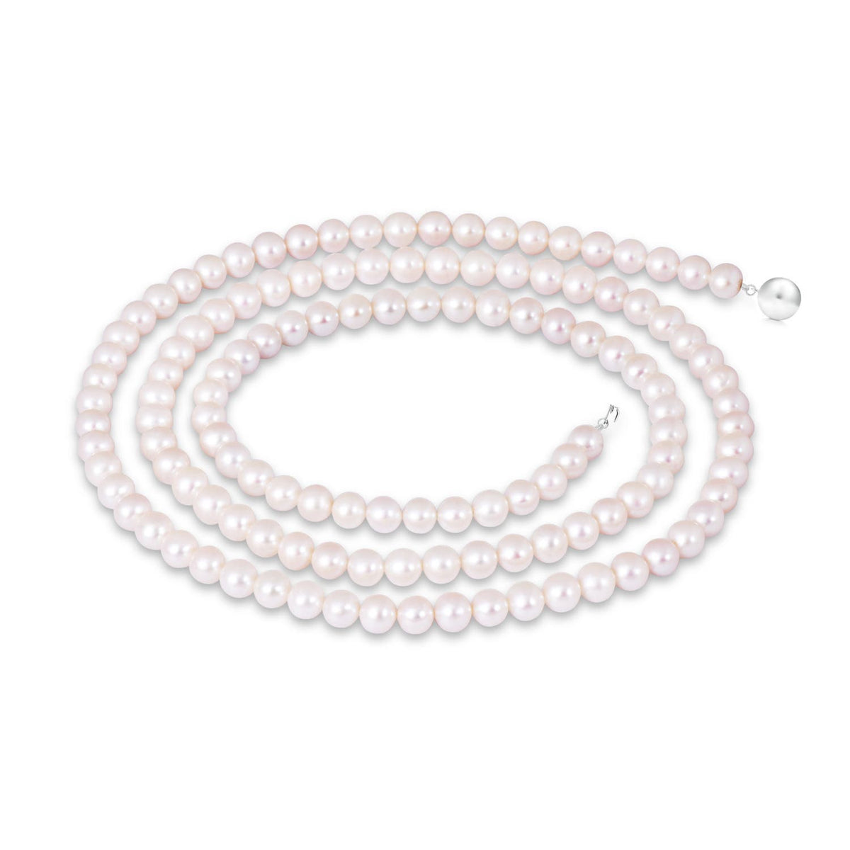 8-8.5 MM 16" Freshwater Pearl Single Strand Choker Necklace in 14K Yellow Gold